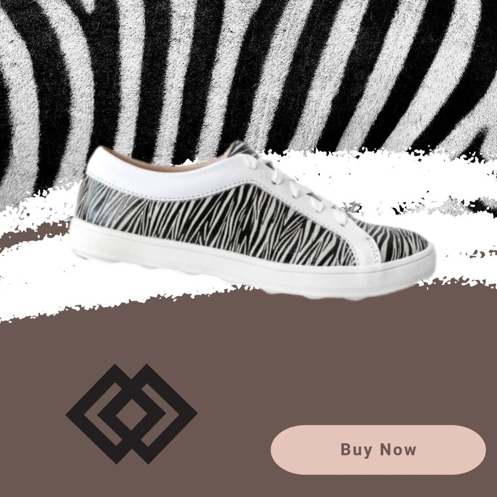 Zebra Print Sneakers